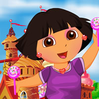 Dora in Candy Land
