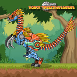 Toy War Robot Therizinosaurus